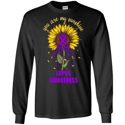 You Are My Sunshine Lupus Awareness-T-Shirt & Hoodie-Long Sleeve T-Shirt-Black
