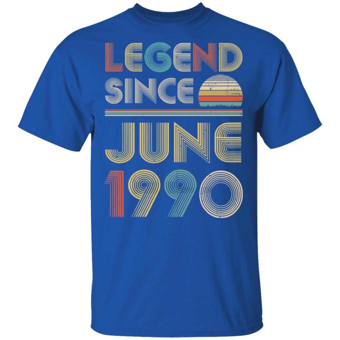 Legend Since June 1990 Vintage 31th Birthday Gifts-T-Shirt & Hoodie-Classic T-Shirt-Royal