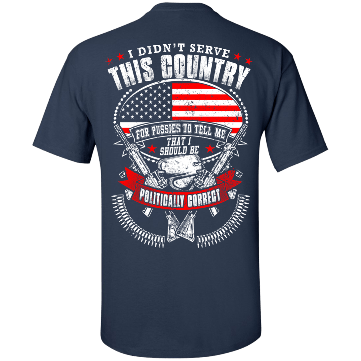I Didn't Serve This Country-T-Shirt & Hoodie-Classic T-Shirt-Navy