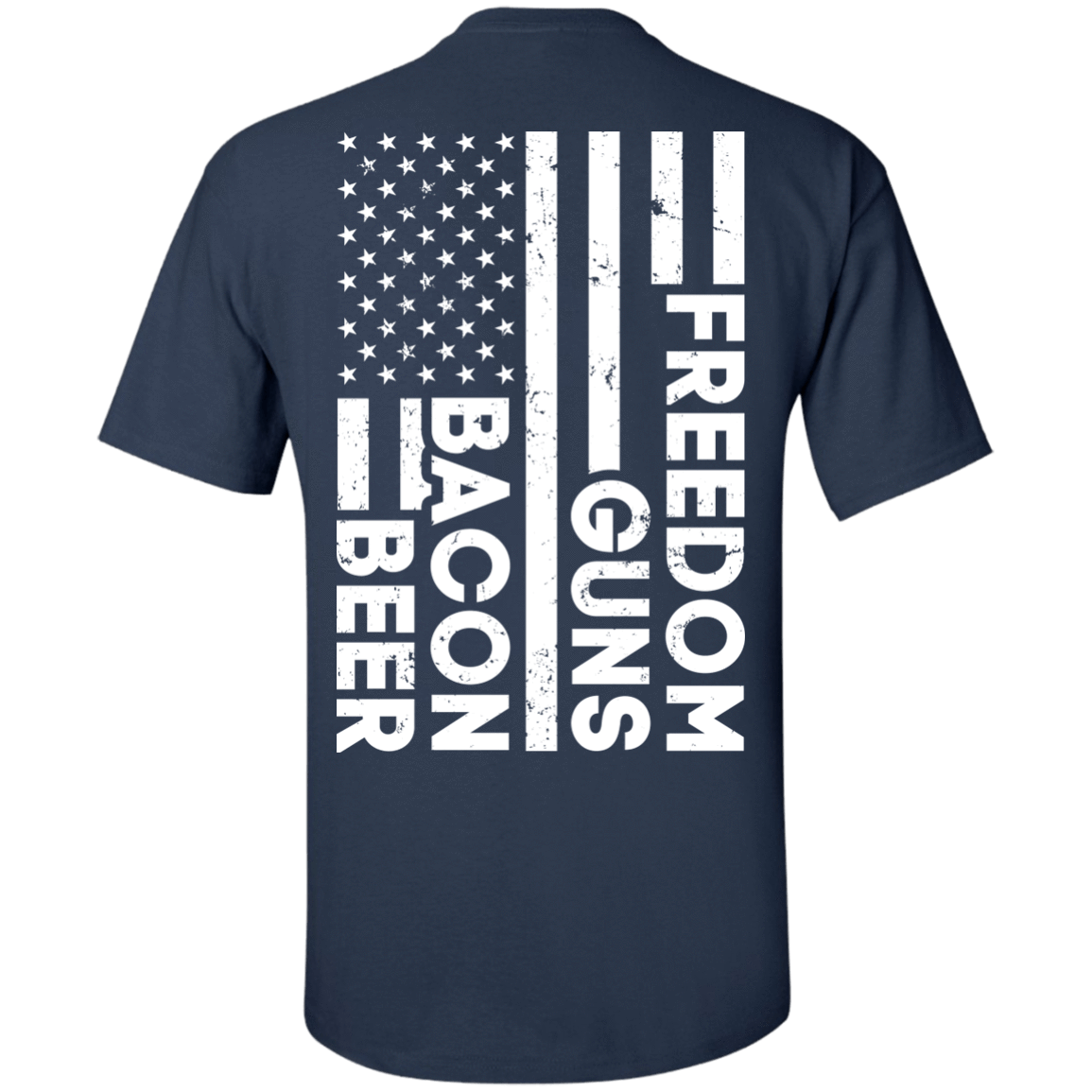 Beer Bacon Guns Freedom-T-Shirt & Hoodie-