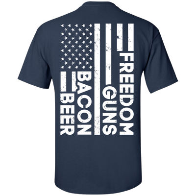 Beer Bacon Guns Freedom-T-Shirt & Hoodie-
