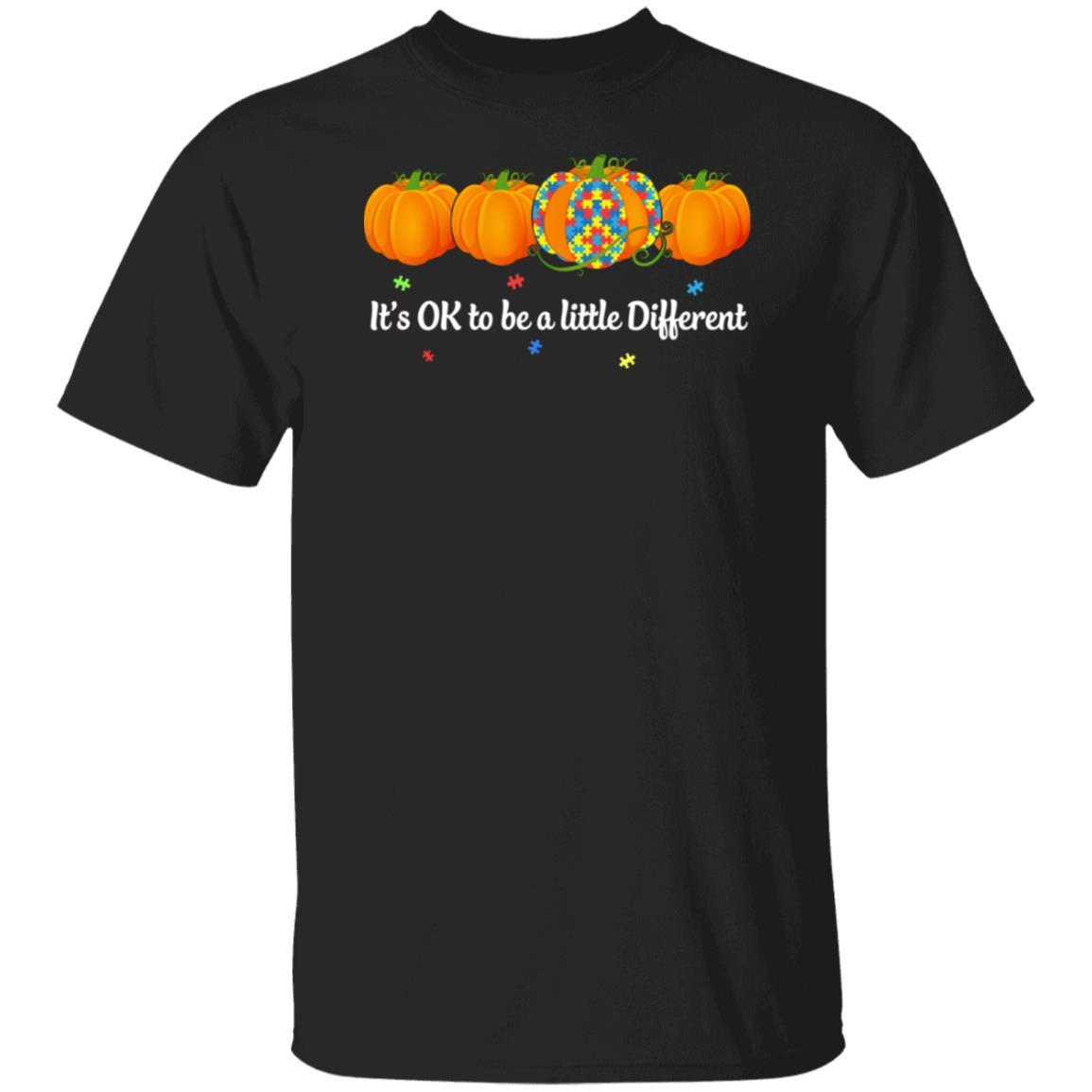 Halloween Autism Pumpkin It's OK To Be A Little Different