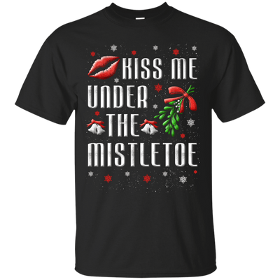 Kiss Me Under The Mistletoe-T-Shirt & Hoodie-Classic T-Shirt-Black
