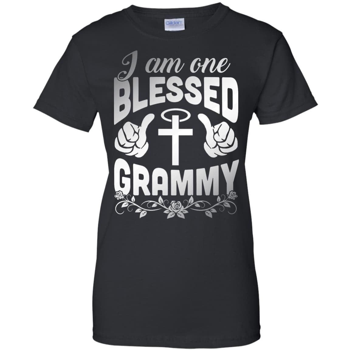 I Am One Blessed Grammy-T-Shirt & Hoodie-Women's T-Shirt-Black