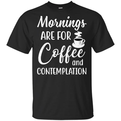 Mornings Are For Coffee And Contemplation Vintage-T-Shirt & Hoodie-Classic T-Shirt-Black