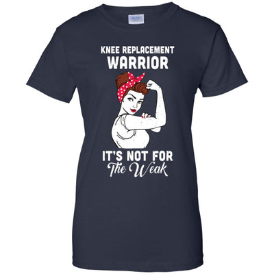 Knee Replacement Warrior Gift For Women-T-Shirt & Hoodie-Women's T-Shirt-Navy