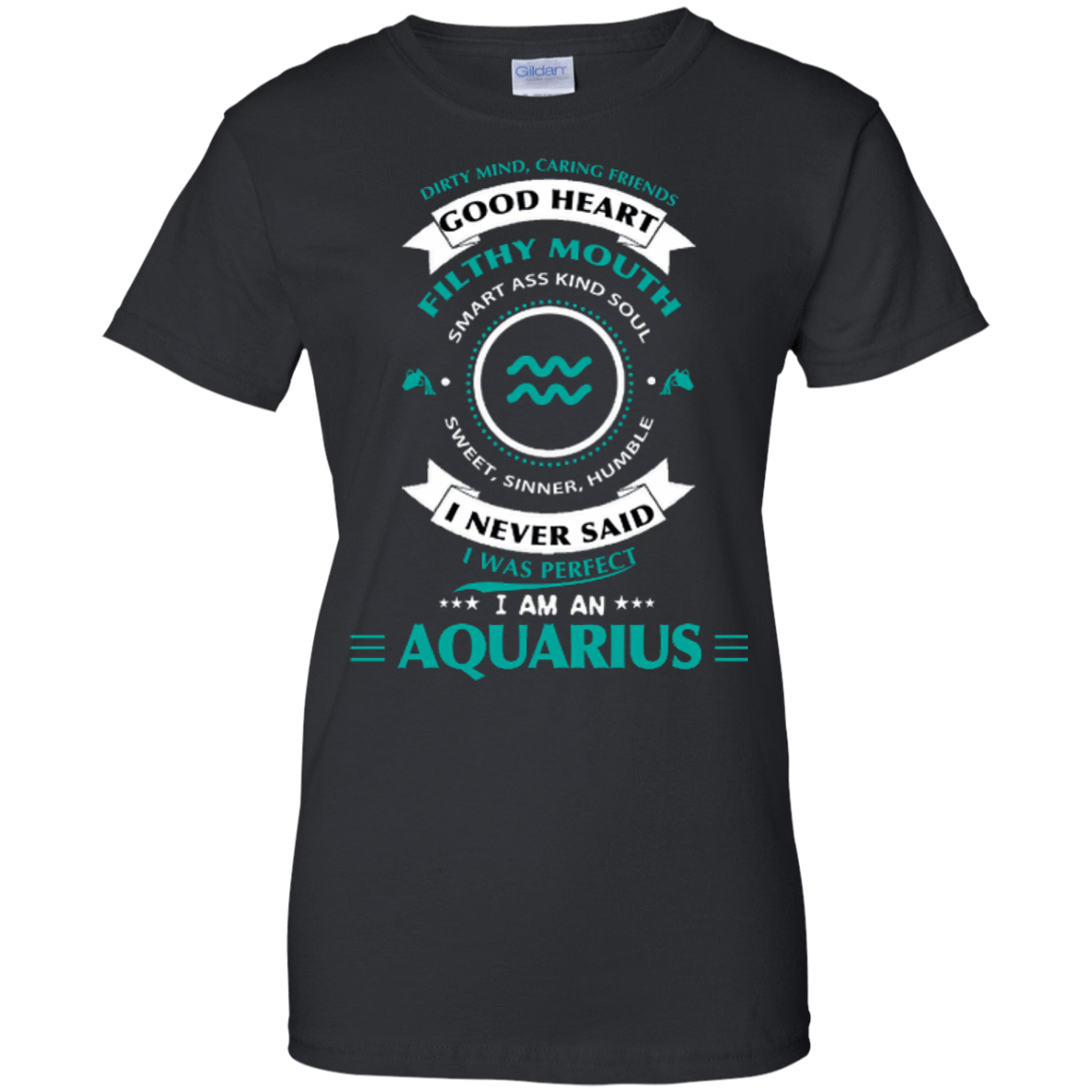 I'm An Aquarius-T-Shirt & Hoodie-Women's T-Shirt-Black