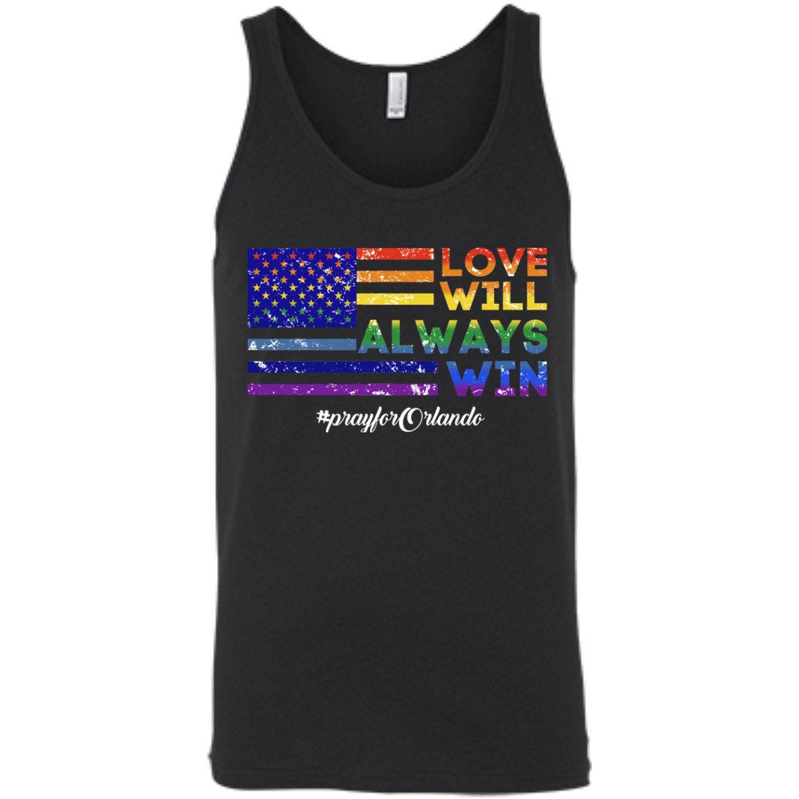 Love Will Alway Win-T-Shirt & Hoodie-Unisex Tank-Black