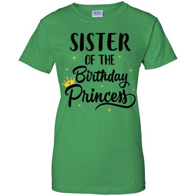 Sister Of The Birthday Princess Matching Family Party-T-Shirt & Hoodie-Women's T-Shirt-Irish Green