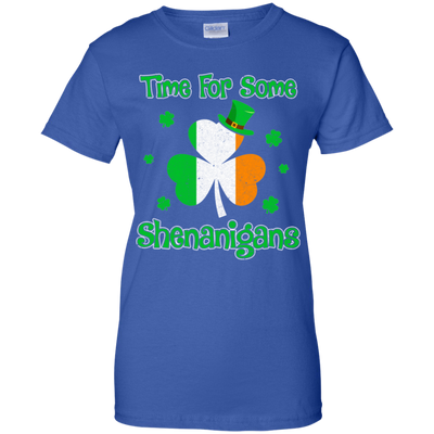 St. Patrick's Time For Some Shenanigans Funny Party-T-Shirt & Hoodie-Women's T-Shirt-Royal