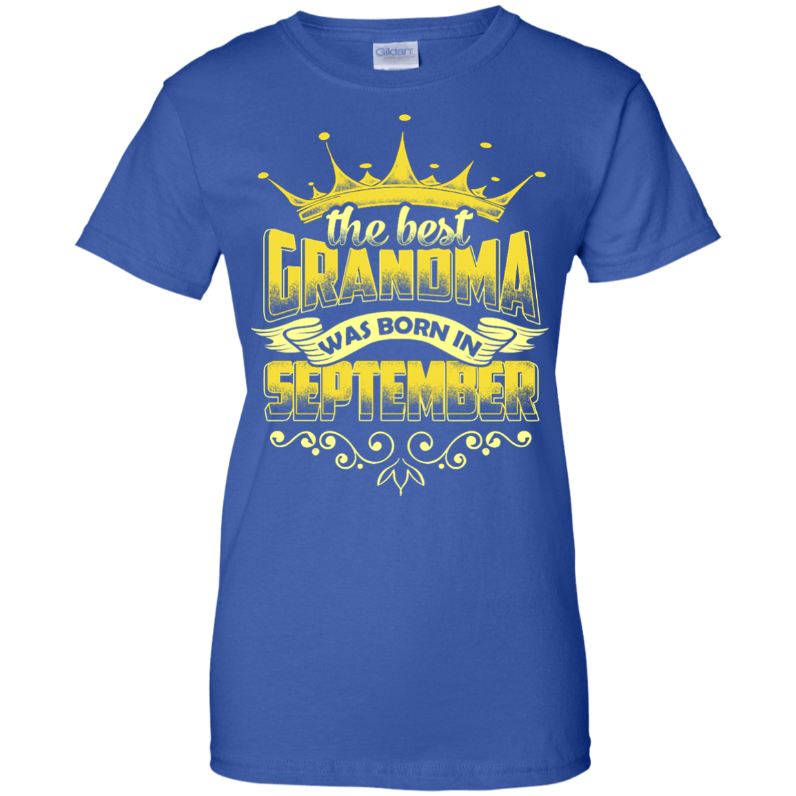 The Best Grandma Was Born In September-T-Shirt & Hoodie-Women's T-Shirt-Royal