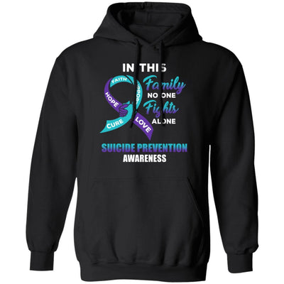 In This School No One Fights Suicide Prevention Awareness Alone-T-Shirt & Hoodie-Pullover Hoodie-Black