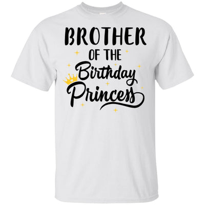 Brother Of The Birthday Princess Matching Family Party-T-Shirt & Hoodie-Classic T-Shirt-White