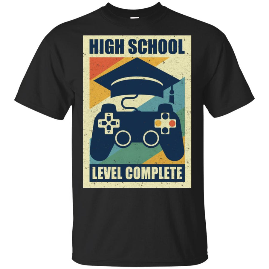 High School Graduation Video Game Gamer Gifts-T-Shirt & Hoodie-Classic T-Shirt-Black
