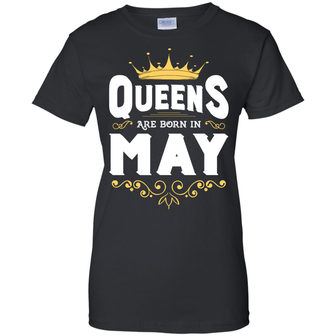 Queens Are Born In May-T-Shirt & Hoodie-Women's T-Shirt-Black