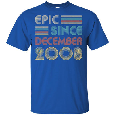 Epic Since December 2008 13th Birthday Gift 13 Yrs Old-T-Shirt & Hoodie-Classic T-Shirt-Royal