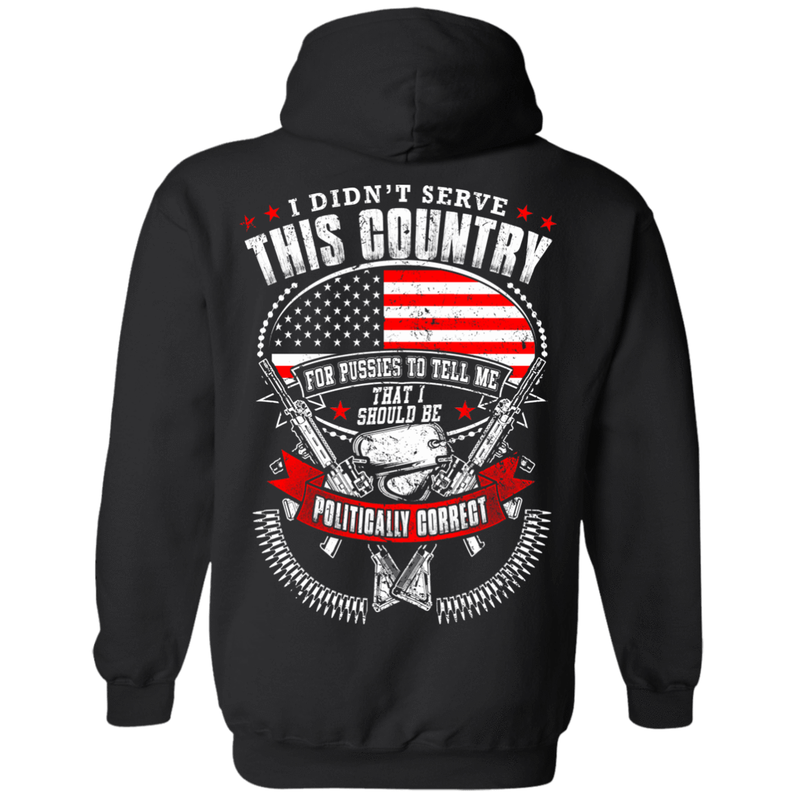 I Didn't Serve This Country-T-Shirt & Hoodie-Pullover Hoodie-Black