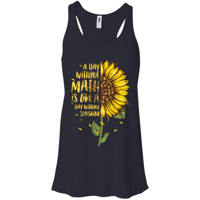 A Day Without Math Is Like A Day Without Sunshine-T-Shirt & Tank Top-Women's Flowy Racerback Tank-Midnight