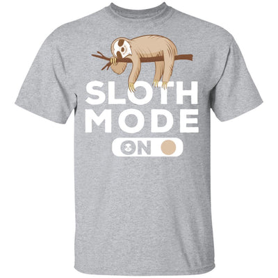 Sloth Mode On Funny Lazy Sleeping Sloth-T-Shirt & Tank Top-Classic T-Shirt-Sport Grey