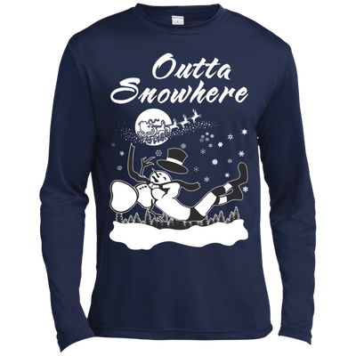 Outta Snowhere-T-Shirt & Hoodie-Long Sleeve T-Shirt-Navy