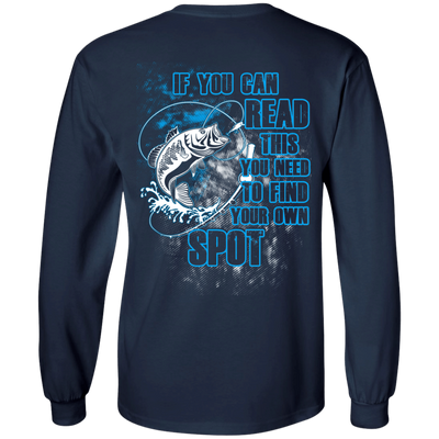 Need To Own Spot Fishing-T-Shirt & Hoodie-Long Sleeve T-Shirt-Navy