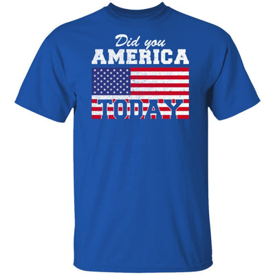 Did You America Today-T-Shirt & Hoodie-Classic T-Shirt-Royal