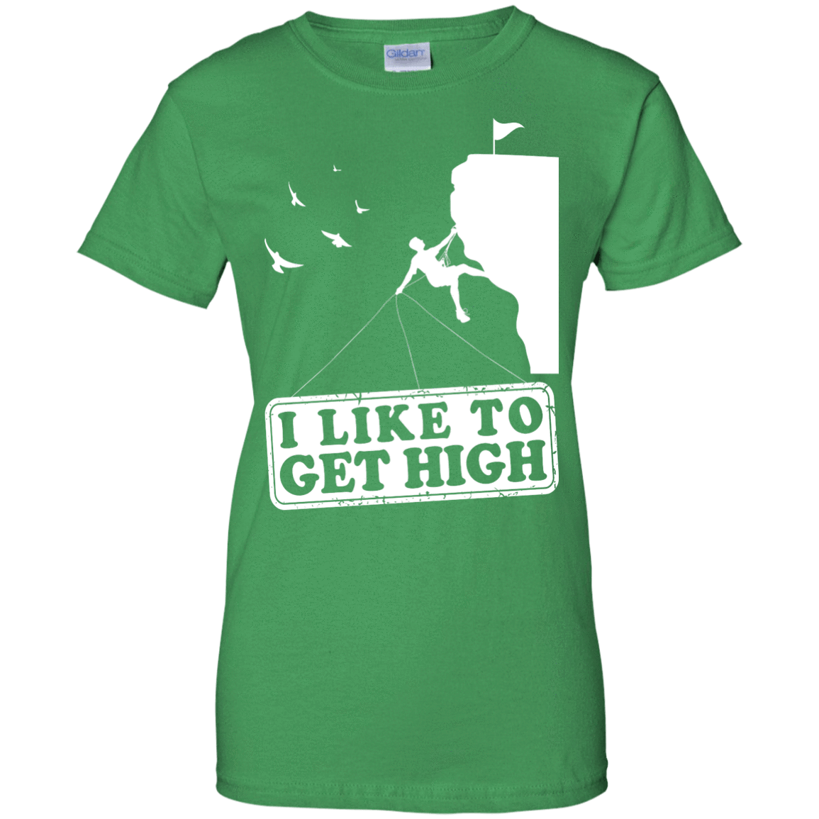 I Like To Get High-T-Shirt & Hoodie-Women's T-Shirt-Irish Green