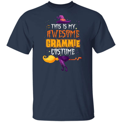 Halloween This Is My Awesome Grammie Costume-T-Shirt & Hoodie-Classic T-Shirt-Navy