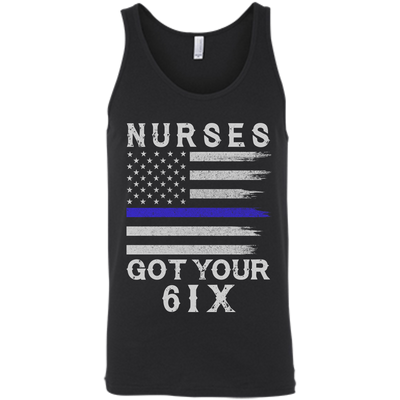 Nurse I Got Your Six-T-Shirt & Hoodie-Unisex Tank-Black