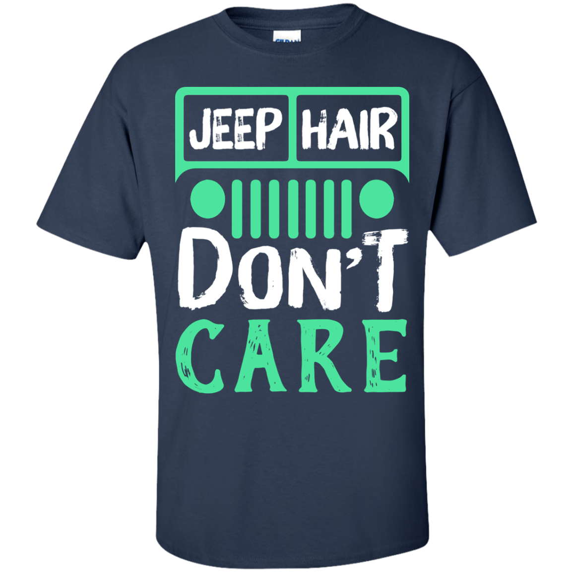 Jeep Hair Don't Care-T-Shirt & Hoodie-Classic T-Shirt-Navy