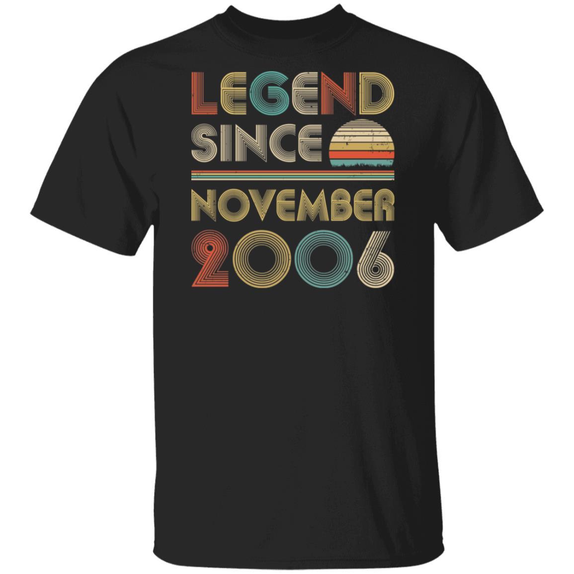 Legend Since November 2006 Vintage 16th Birthday Gifts