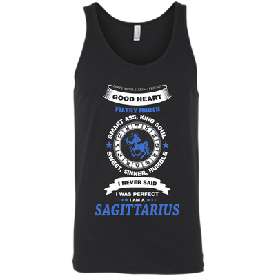 I Never Said I Was Perfect I Am A SAGITTARIUS-T-Shirt & Hoodie-Unisex Tank-Black