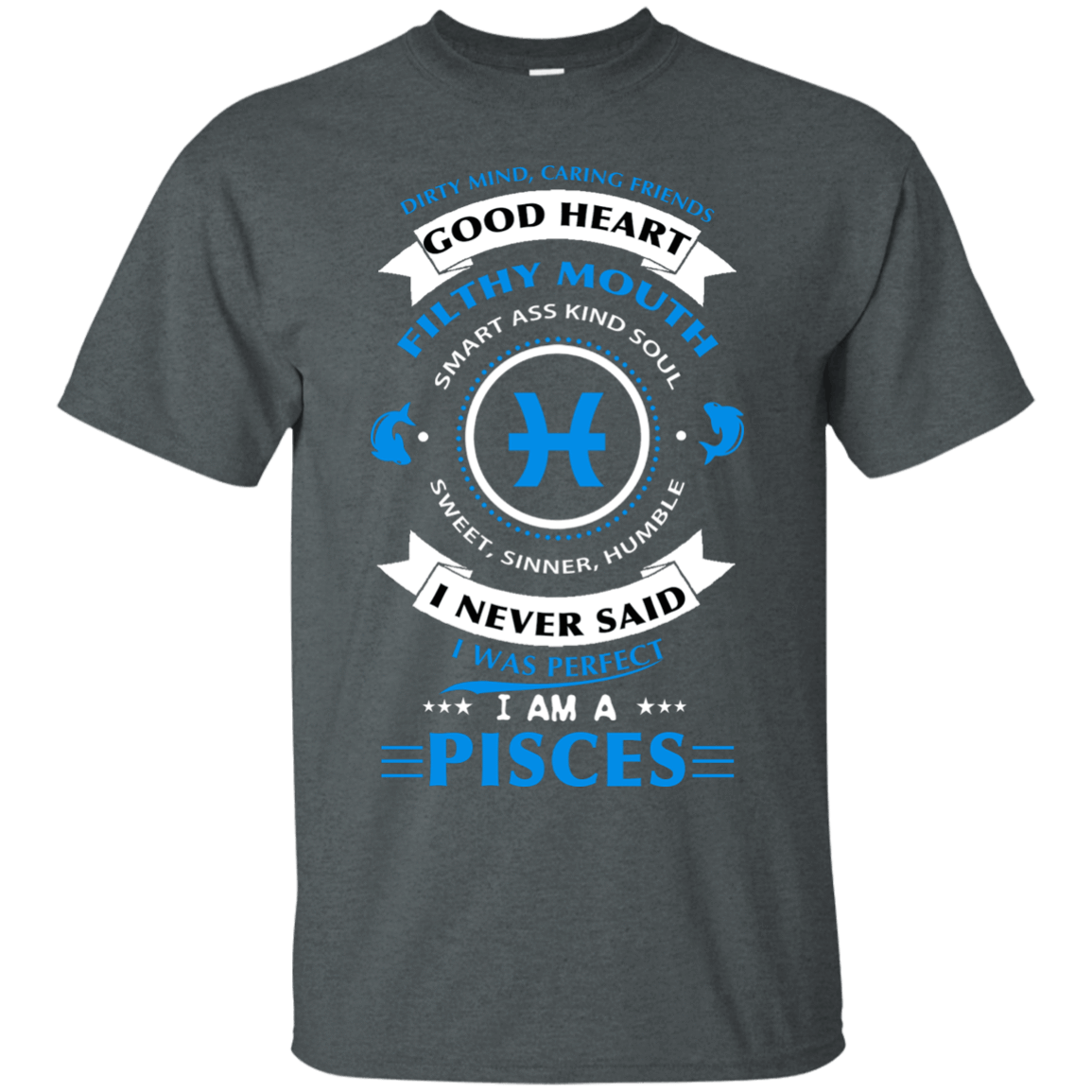 I'm A Pisces-T-Shirt & Hoodie-Classic T-Shirt-Dark Heather