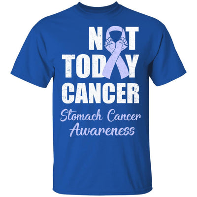 Support Stomach Cancer Awareness Periwinkle Ribbon Not Today-T-Shirt & Hoodie-Classic T-Shirt-Royal
