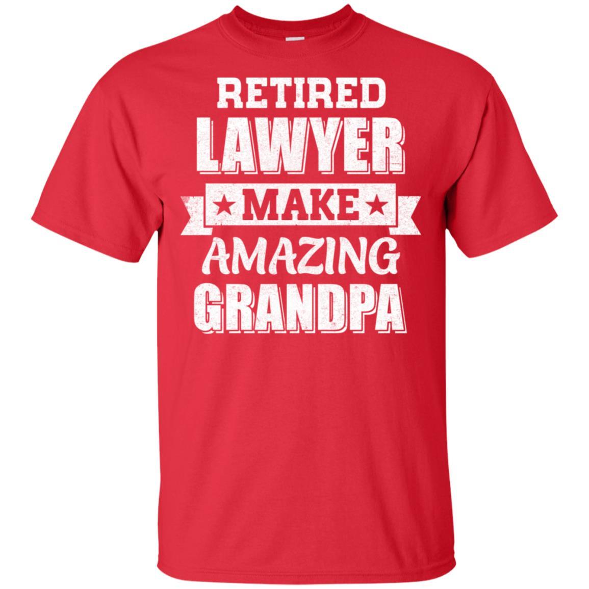 Funny Retired Lawyer Make Amazing Grandpa Gifts-T-Shirt & Hoodie-Classic T-Shirt-Red