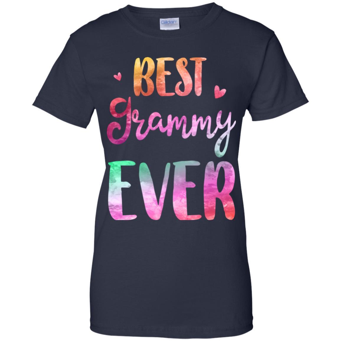 Best Grammy Ever Cute Funny Mothers Day Gift-T-Shirt & Tank Top-Women's T-Shirt-Navy