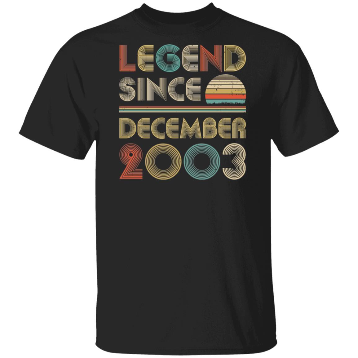 Legend Since December 2003 Vintage 19th Birthday Gifts