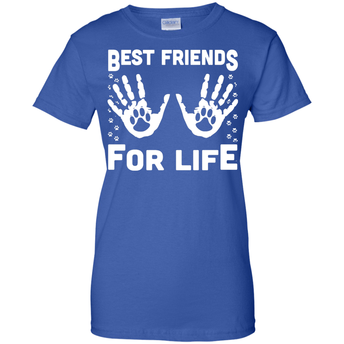Funny Cat Best Friends For Life-T-Shirt & Hoodie-Women's T-Shirt-Royal