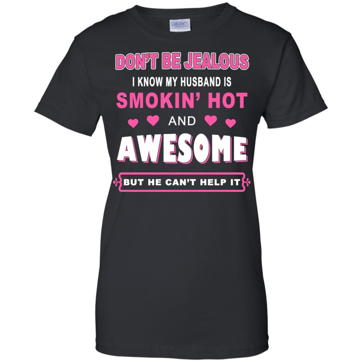 Don't Be Jealous - HUSBAND AWESOME-T-Shirt & Hoodie-Women's T-Shirt-Black