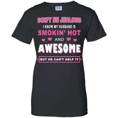 Don't Be Jealous - HUSBAND AWESOME-T-Shirt & Hoodie-Women's T-Shirt-Black
