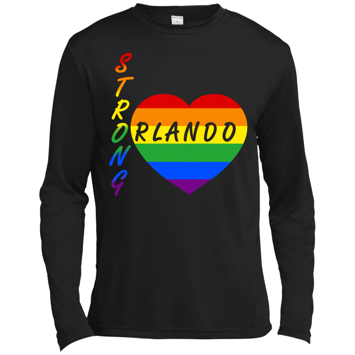 Strong Orlando-T-Shirt & Hoodie-Long Sleeve T-Shirt-Black