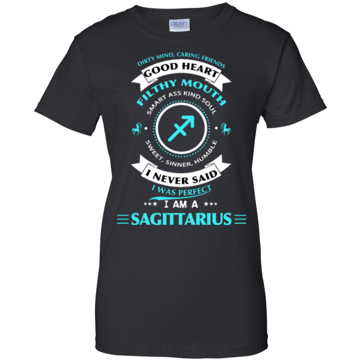 I'm A Sagittarius-T-Shirt & Hoodie-Women's T-Shirt-Black