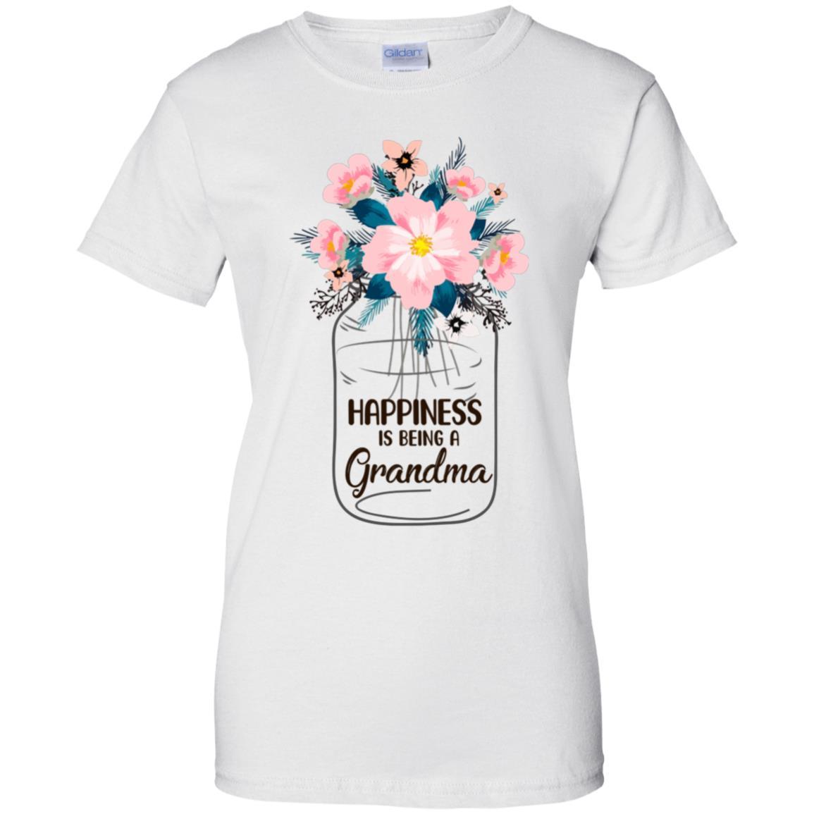 Happiness Is Being Grandma Life Flower Grandma Gifts