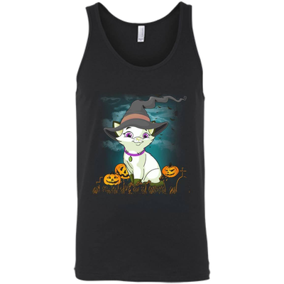 Halloween Cat Lovers-T-Shirt & Hoodie-Unisex Tank-Black