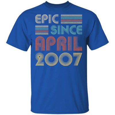 Epic Since April 2007 Vintage 14th Birthday Gifts-T-Shirt & Hoodie-Classic T-Shirt-Royal