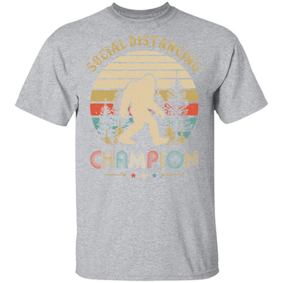 Bigfoot Social Distancing Champion-T-Shirt & Hoodie-Classic T-Shirt-Sport Grey