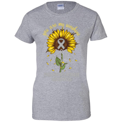 You Are My Sunshine Parkinson's Disease Awareness-T-Shirt & Hoodie-Women's T-Shirt-Sport Grey