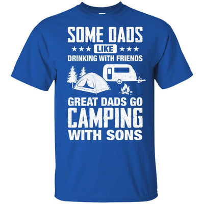 Great Dad Go Camping With Sons Father Day Gift-T-Shirt & Hoodie-Classic T-Shirt-Royal