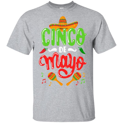 Cinco De Mayo Mexico-T-Shirt & Hoodie-Classic T-Shirt-Sport Grey