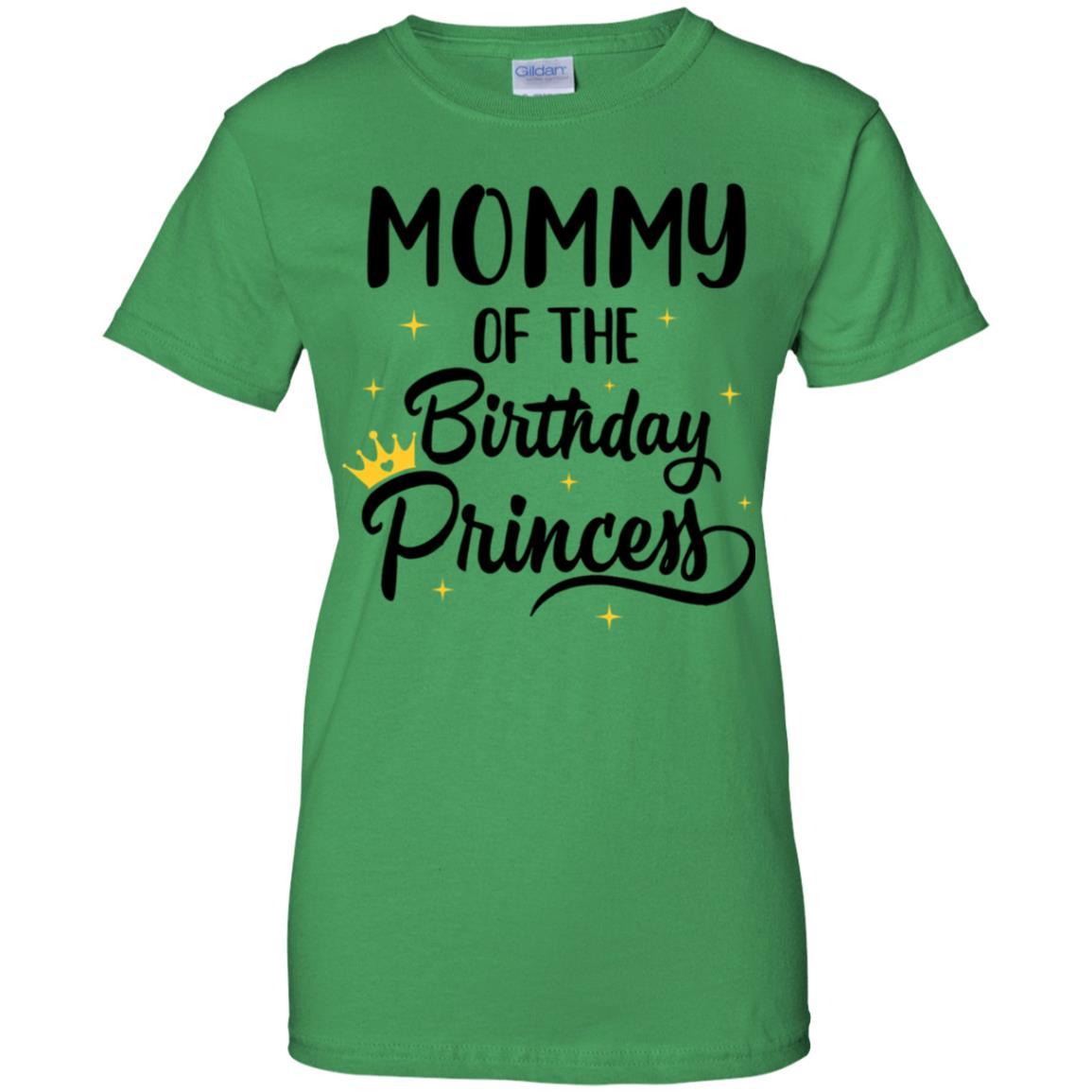 Mommy Of The Birthday Princess Matching Family Party-T-Shirt & Hoodie-Women's T-Shirt-Irish Green